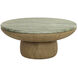 Orula 40 X 17 inch Marble Look / Sage Outdoor Coffee Table